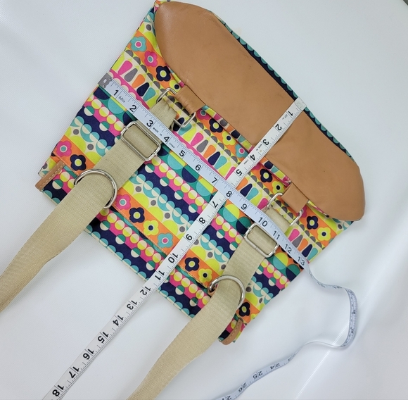 Lily Bloom Backpack Or Crossbody Vibrant Print Bag - Picture 3 of 9